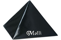 Pyramidenurne in Schwarz-Glänzend gs-3L-23-molli