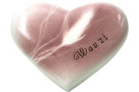 Tierurnen Herz: herz-04-34a-weiss-pink-blume-Wauzi Herz-Tierurne: herz-04-34a-weiss-pink-blume-Wauzi
