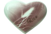 Tierurnen Herz: herz-04-37-weiss-pink-blume-Rico Herz-Tierurne: herz-04-37-weiss-pink-blume-Rico