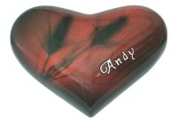 Tierurnen Herz: herz-07-schwarz-blume-Bobby Herz-Tierurne: herz-07-schwarz-blume-Bobby
