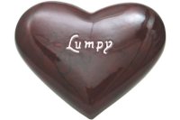 Tierurnen Herz: herz-12-se29-Lumpy Herz-Tierurne: herz-12-se29-Lumpy