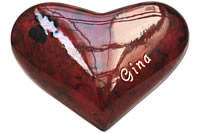 Tierurnen Herz: herz-1L-se29-pfote01-gina Herz-Tierurne: herz-1L-se29-pfote01-gina