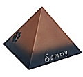 Pyramiden-Tierurne, Modell Gizeh, in 6 Größen.
